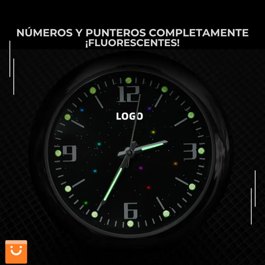 CARGLOW™ -  MINI RELOJ VINTAGE MARCAS DE AUTO - ¡PROMOCION! 1+1 GRATIS (2 UNIDADES)