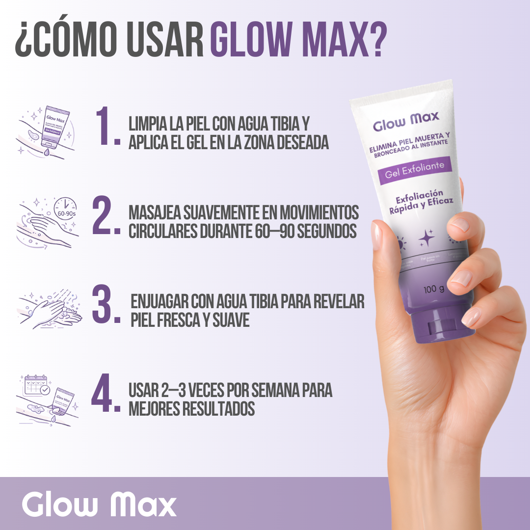 Glow Max™ — Exfoliación instantánea, piel luminosa al momento