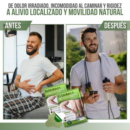 FlexiBack™ — Alivio real, rápido y sin riesgos