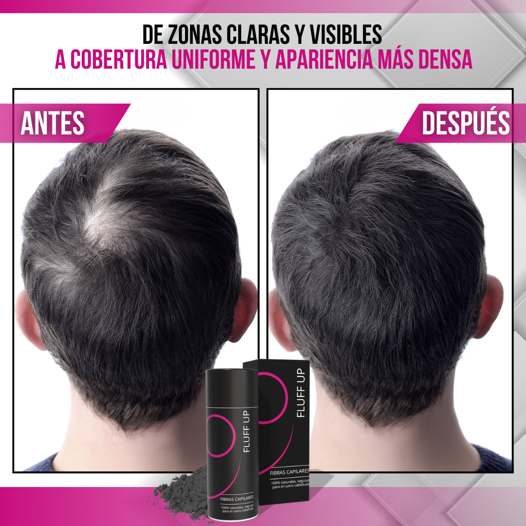 Fluff Up™  - Cabello más denso al instante. Natural, seguro e indetectable