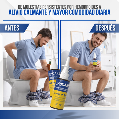 Hem Care™ - alivio natural, justo donde lo necesitas.