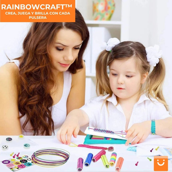 RAINBOWCRAFT™ - KIT DE TRENSADORA DE PULSERAS