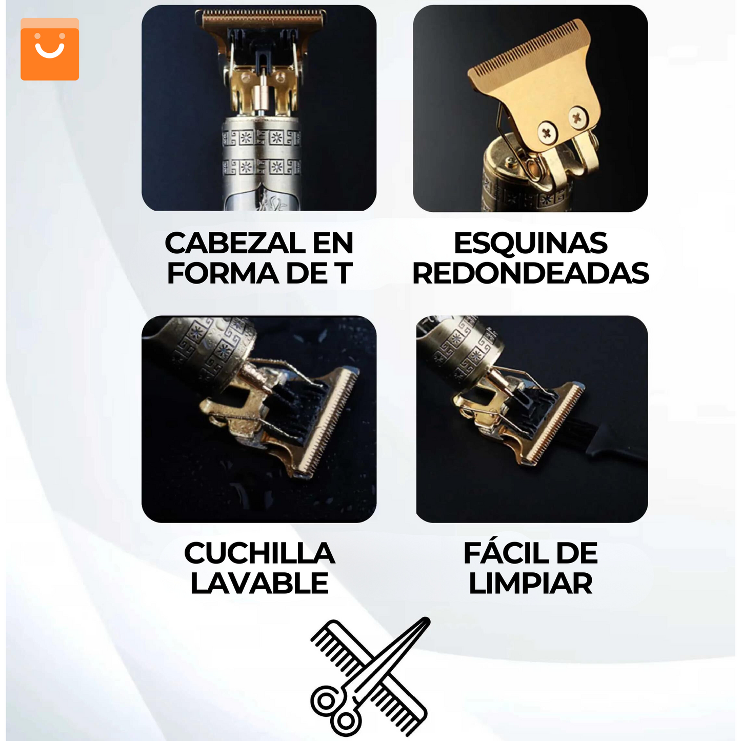 CleanShaver™ - Cortadora de pelo profesional y a su vez inlámbrica