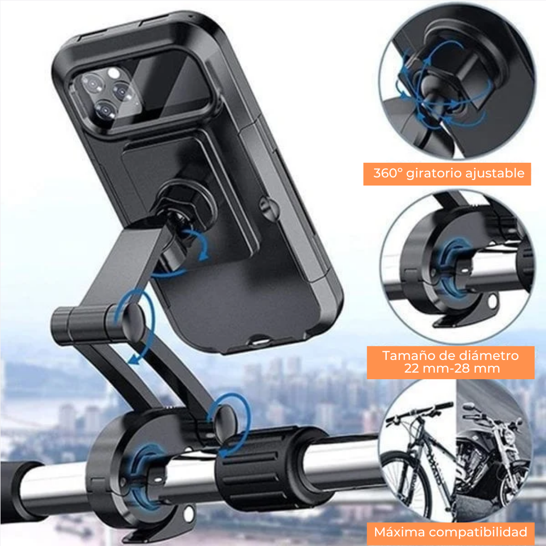 Phoneguard™ -  Soporte impermeable para teléfono para bicicletas y motocicletas