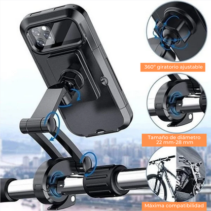 Phoneguard™ -  Soporte impermeable para teléfono para bicicletas y motocicletas