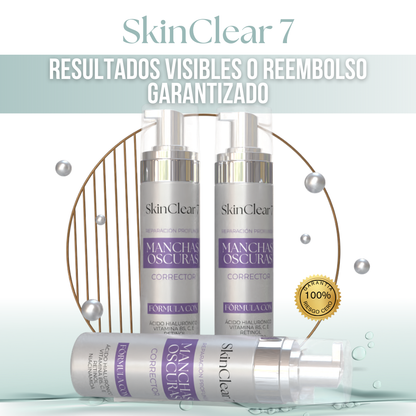 SkinClear 7™ - Dile adiós a las manchas, revela tu piel radiante.