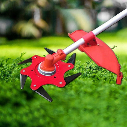 TrimPro™ - Cabezal de corte universal para desmalezadora | 6 CUCHILLAS DE ACERO