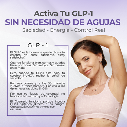 GLP-1 Booster™ - Control de Peso y Bienestar Digestivo Natural