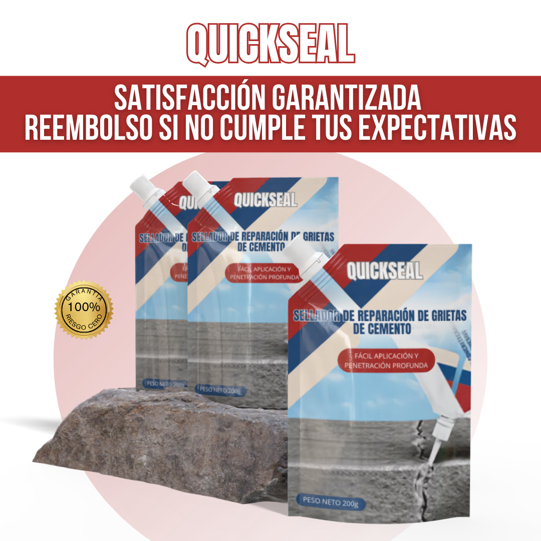 QuickSeal™ - Grietas selladas, superficies perfectas