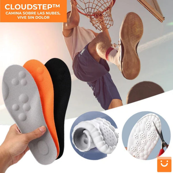 CLOUDSTEP™ - PLANTILLAS ULTRA SUAVES 4D - COMPRA 1 Y LLEVA 1 GRATIS