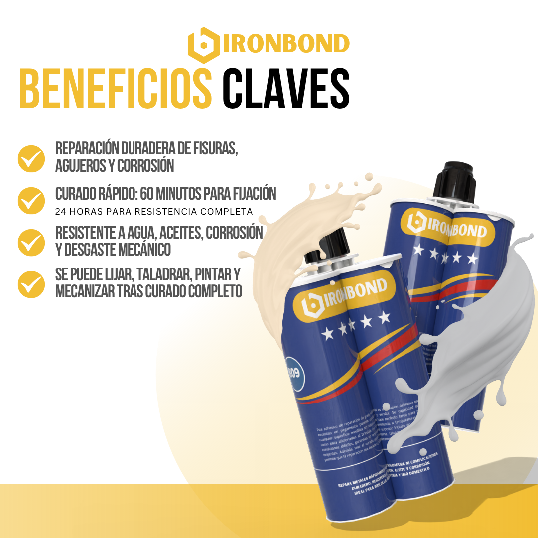 IronBond™ - Reparación fuerte, rápida y duradera