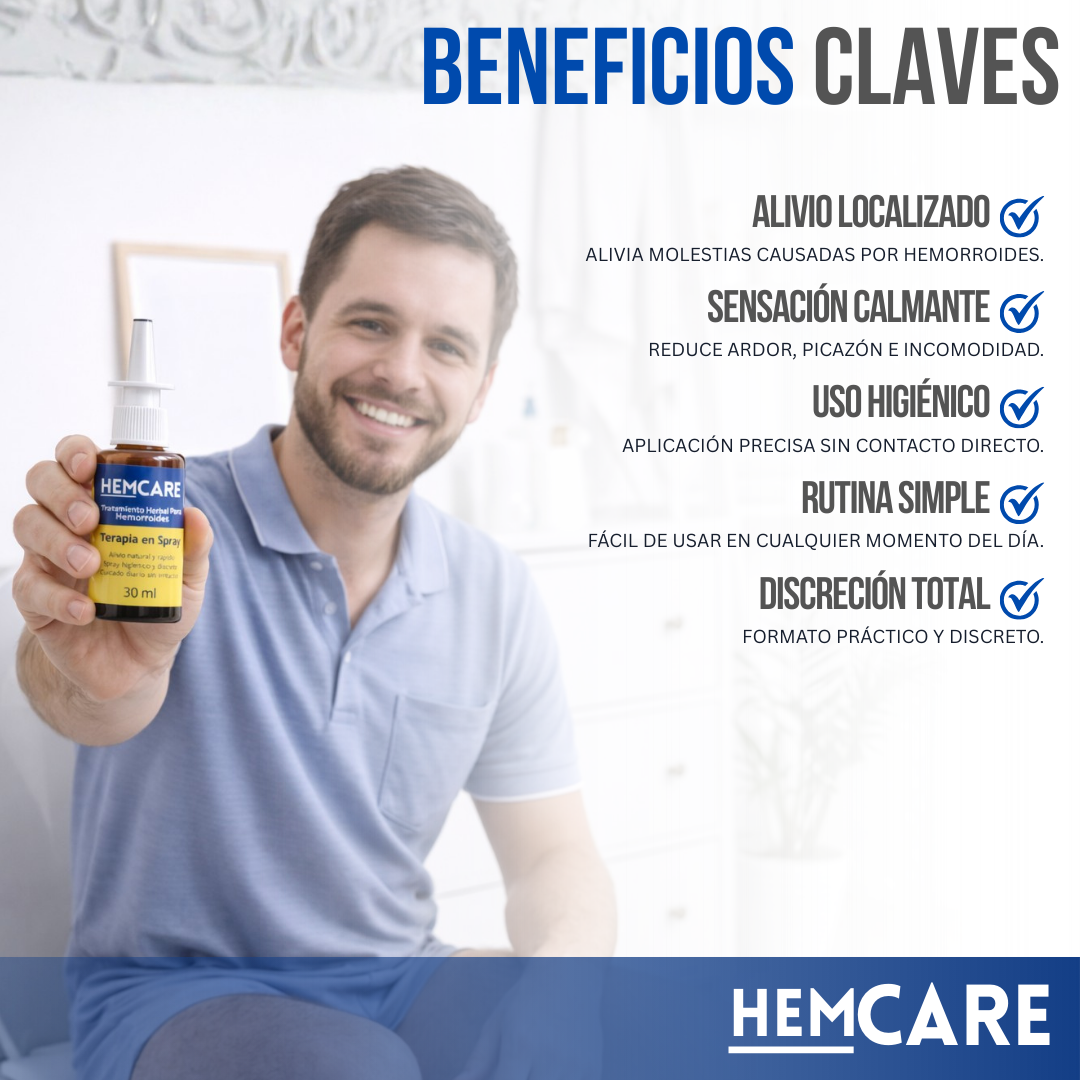 Hem Care™ - alivio natural, justo donde lo necesitas.