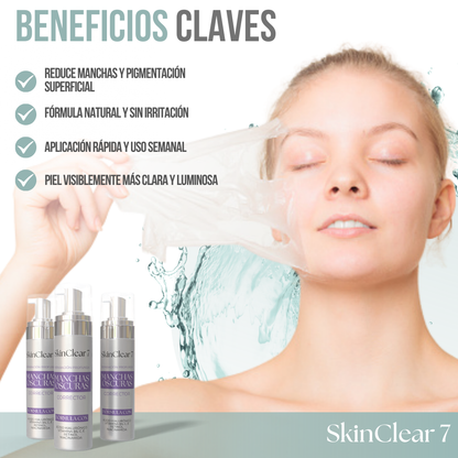 SkinClear 7™ - Dile adiós a las manchas, revela tu piel radiante.