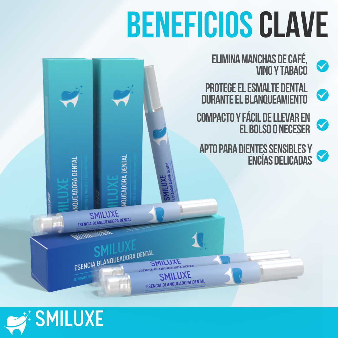 Smiluxe™ - Blanquea, protege y deslumbra con cada sonrisa