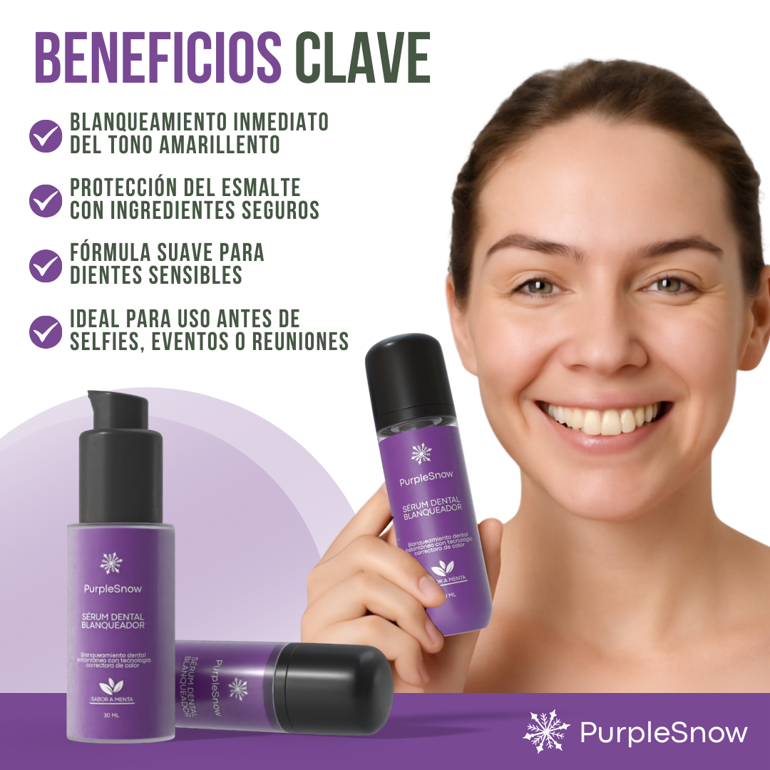 PurpleSnow™ - Blanquea al instante, deslumbra todo el día