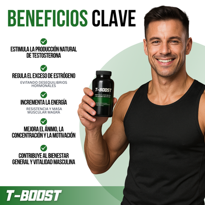 T-BOOST™ - Equilibra tus hormonas, recupera tu energía y transforma tu cuerpo