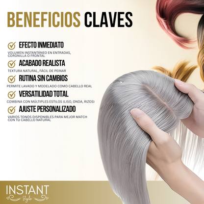 Instant Style™ - volumen, flequillo y confianza en segundos.