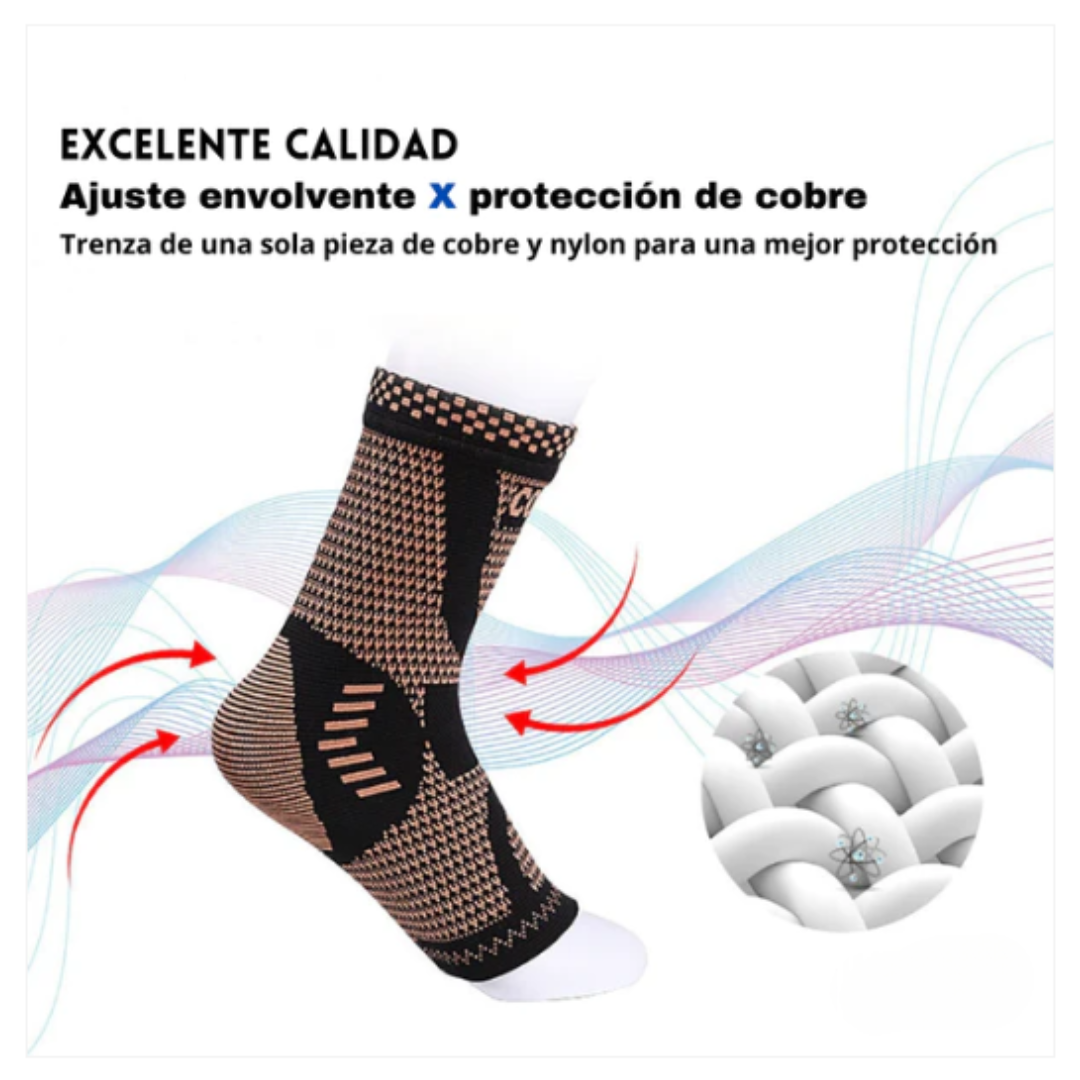 Thightankle™ - Tobillera de Compresión de Cobre