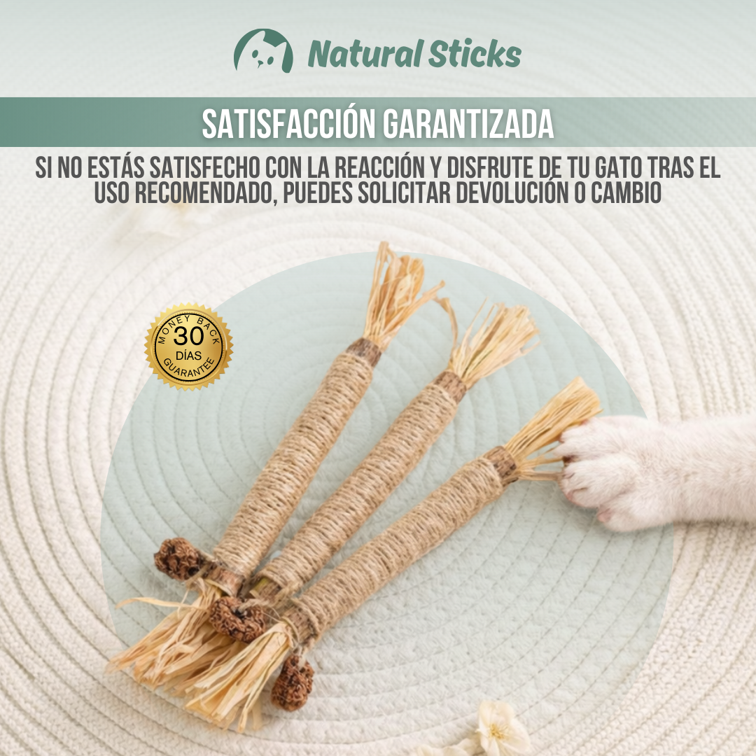 Natural Sticks™ — Juego natural, menos estrés y más felicidad felina