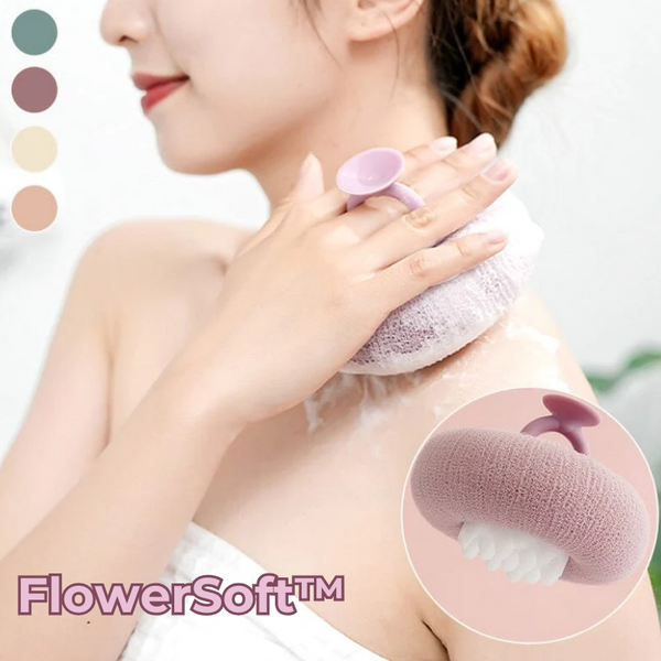 FlowerSoft™ - ESPONJA DE BAÑO TIPO FLOR SUAVE