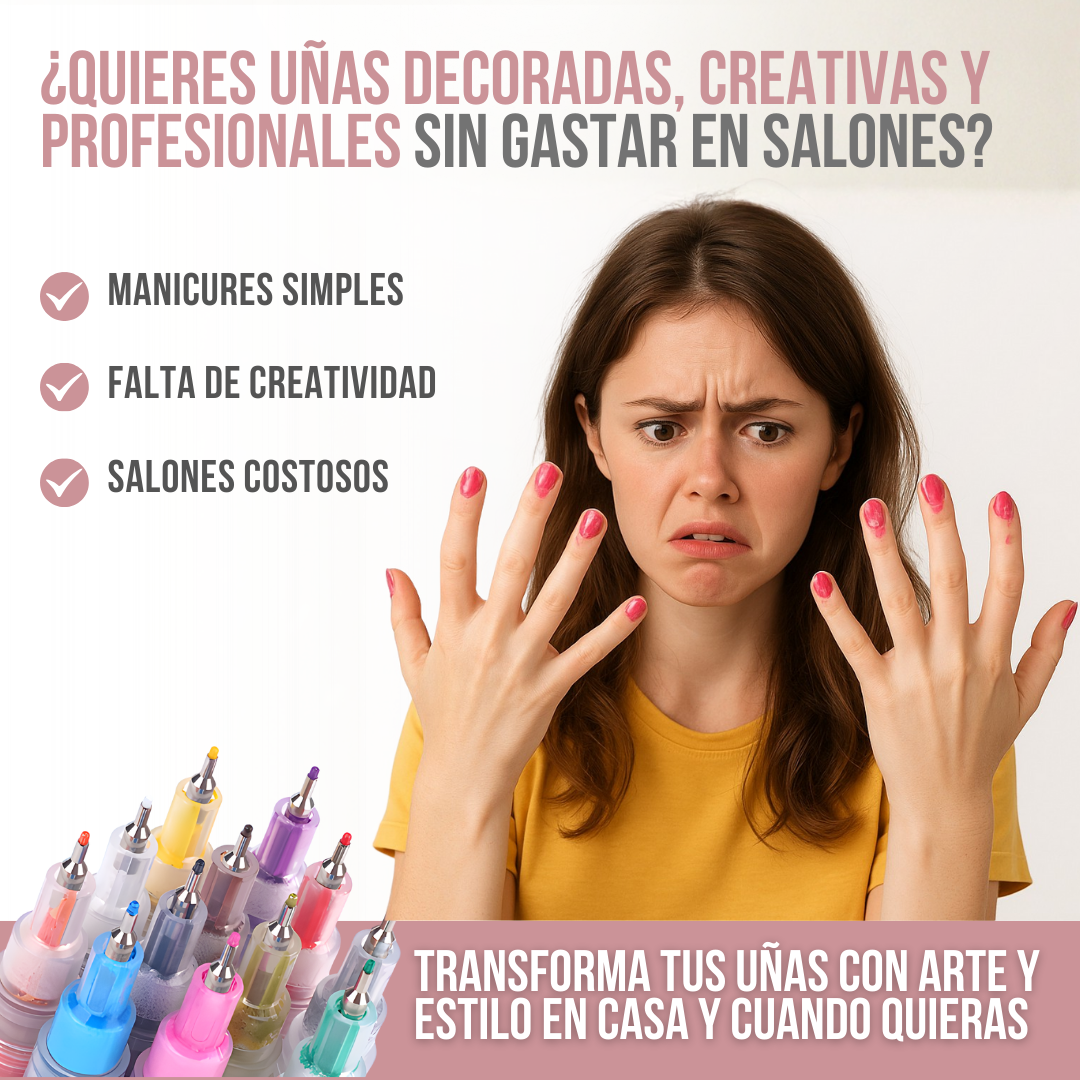 Nail Markers™ - Dibuja tu estilo, color a color