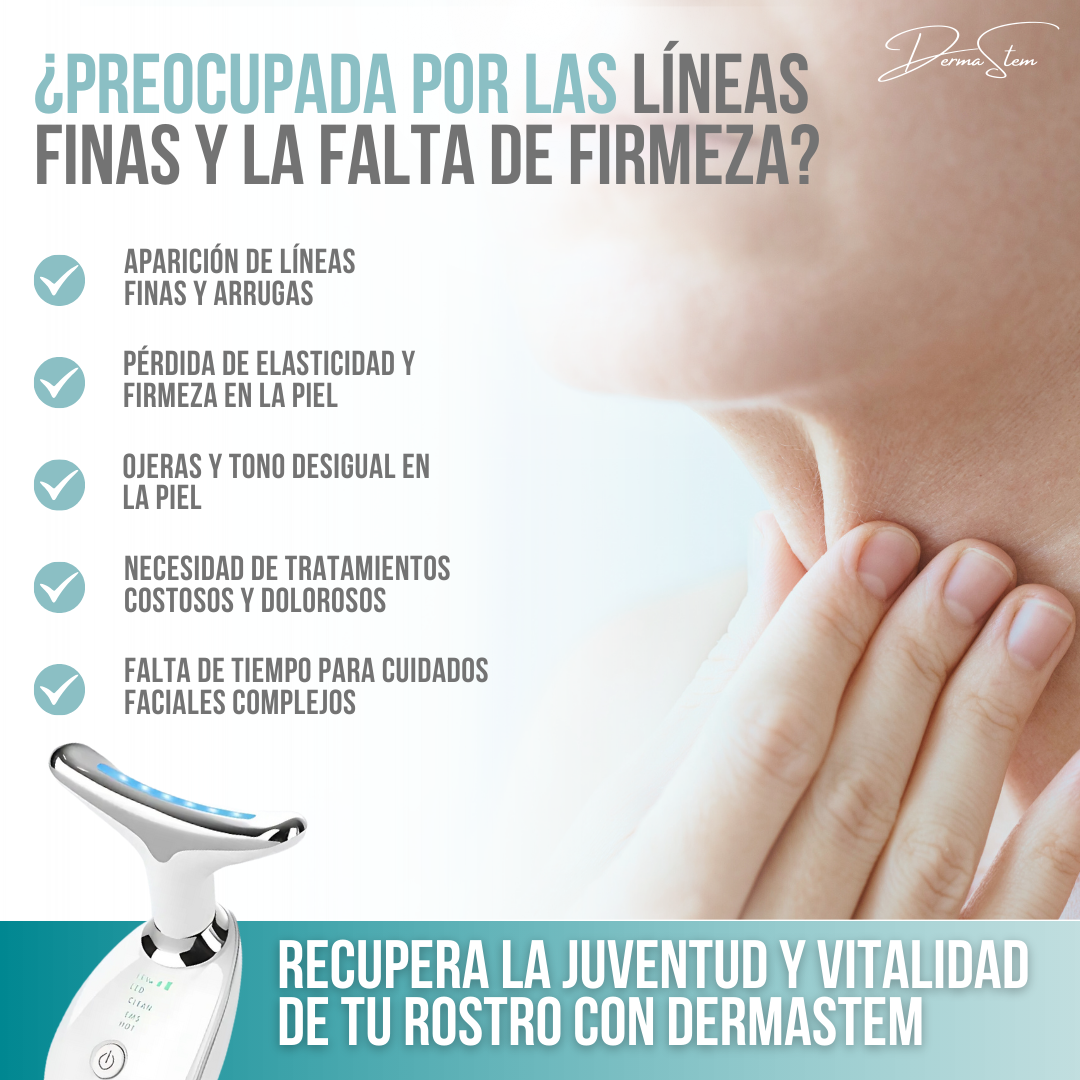 DERMASTEM™ - Redefine tu rostro, reafirma tu piel y luce un lifting profesional desde casa