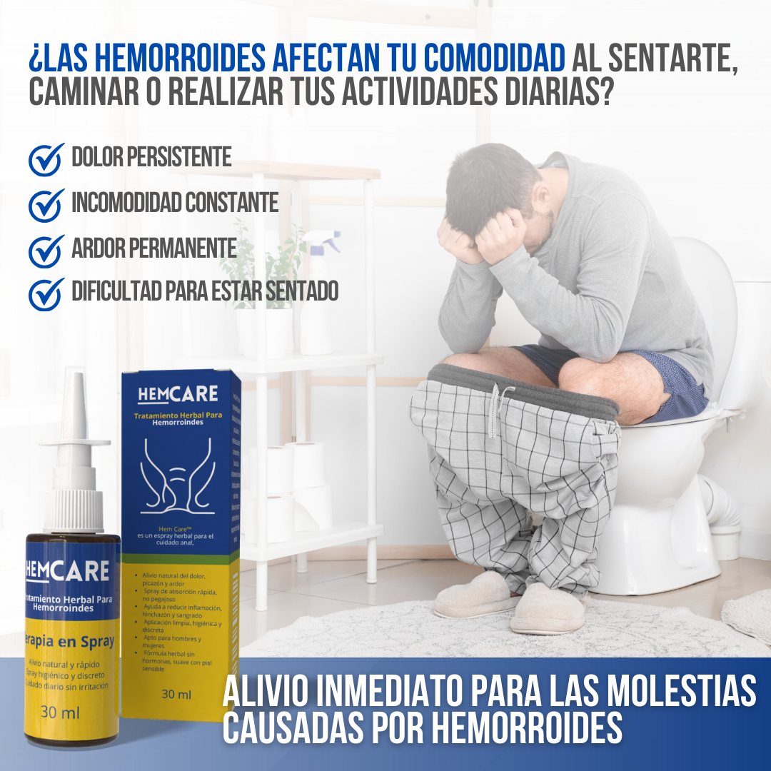 Hem Care™ - alivio natural, justo donde lo necesitas.