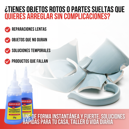 Super Glue™ - Pega fuerte, rápido y sin complicaciones