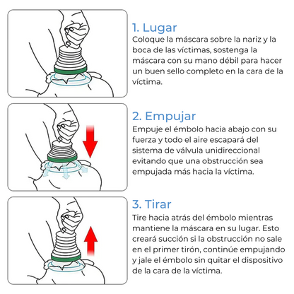 DrainClean™ - Dispositivo de emergencia de asfixia para adultos y niños