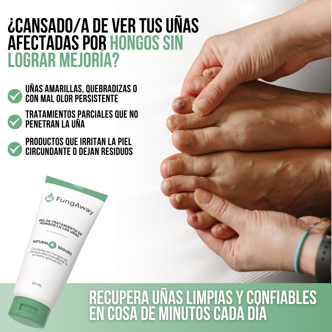 FungAway™ - Uñas fuertes, sanas y libres de hongos desde la raíz