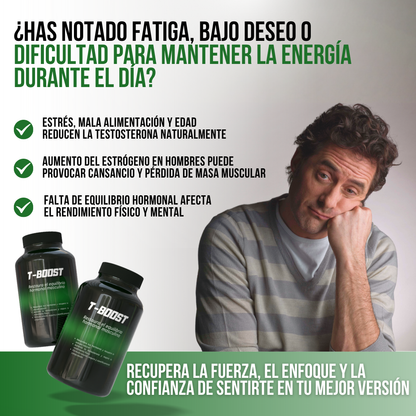 T-BOOST™ - Equilibra tus hormonas, recupera tu energía y transforma tu cuerpo