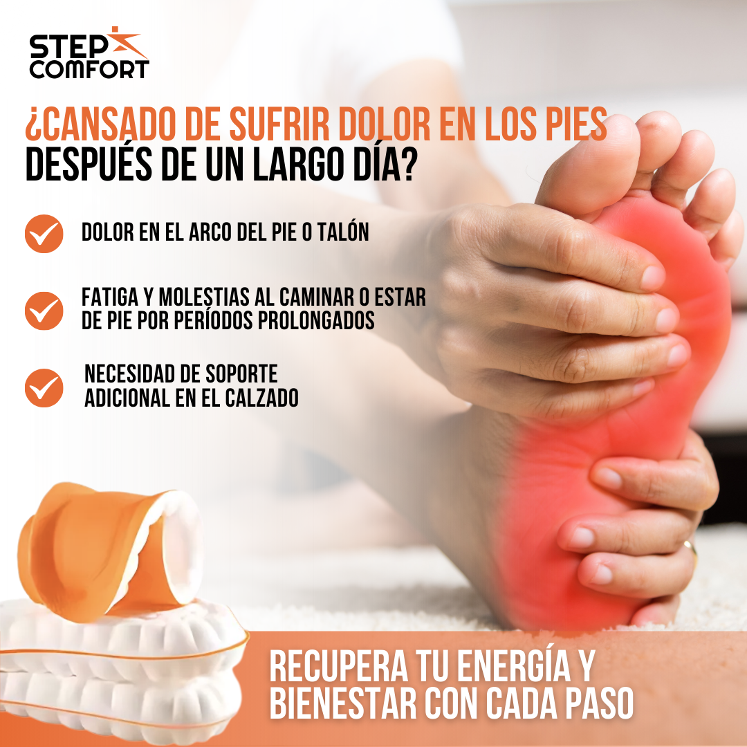 StepComfort™ - Camina sin dolor, siente la nube en cada paso