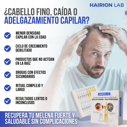 HAIRIONLAB™ - Recupera la fuerza y densidad de tu cabello, naturalmente