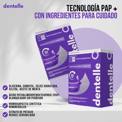 DENTELLE™ - Una sonrisa más blanca en 30 minutos, sin complicaciones