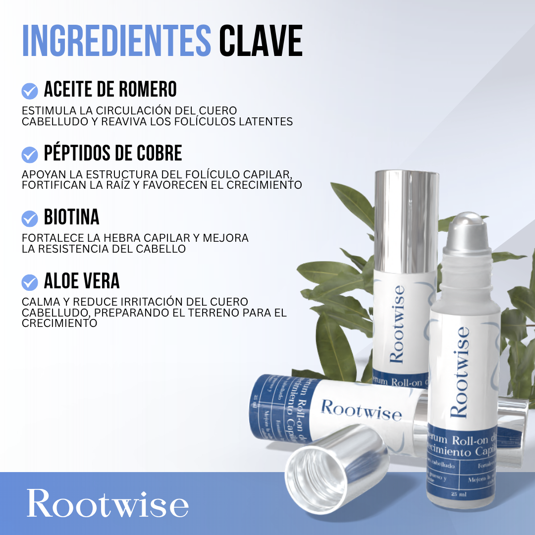 Rootwise™ - Cabello más fuerte desde la raíz