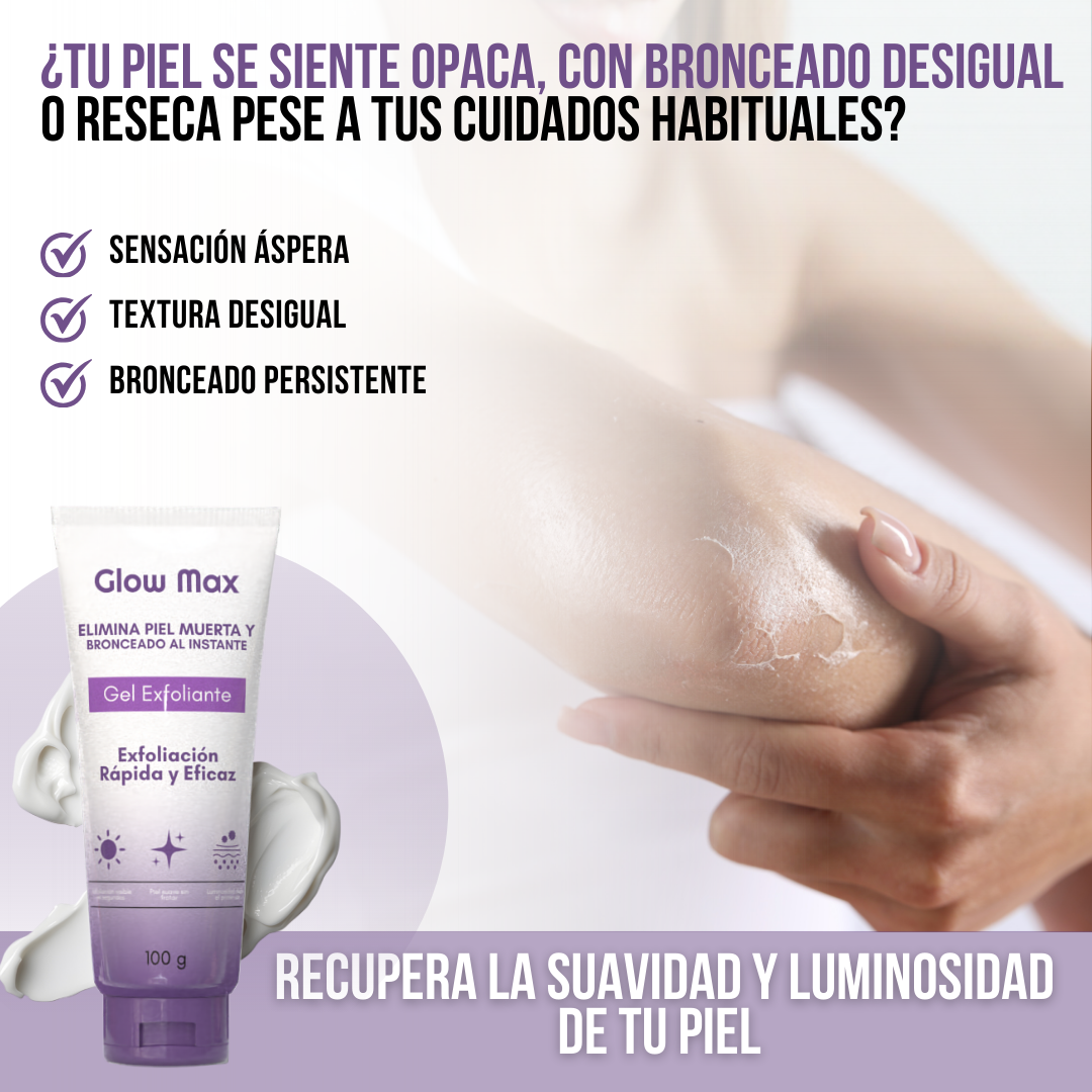 Glow Max™ — Exfoliación instantánea, piel luminosa al momento