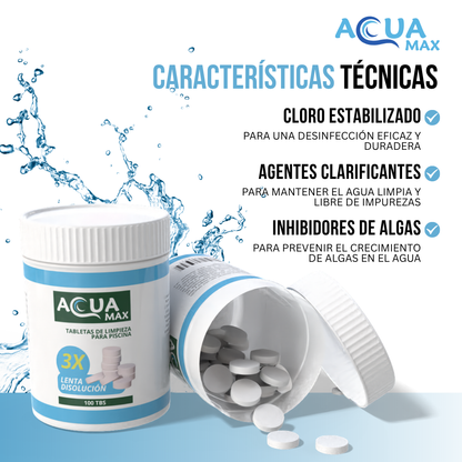AQUAMAX ™ - Agua limpia, fácil y segura al instante