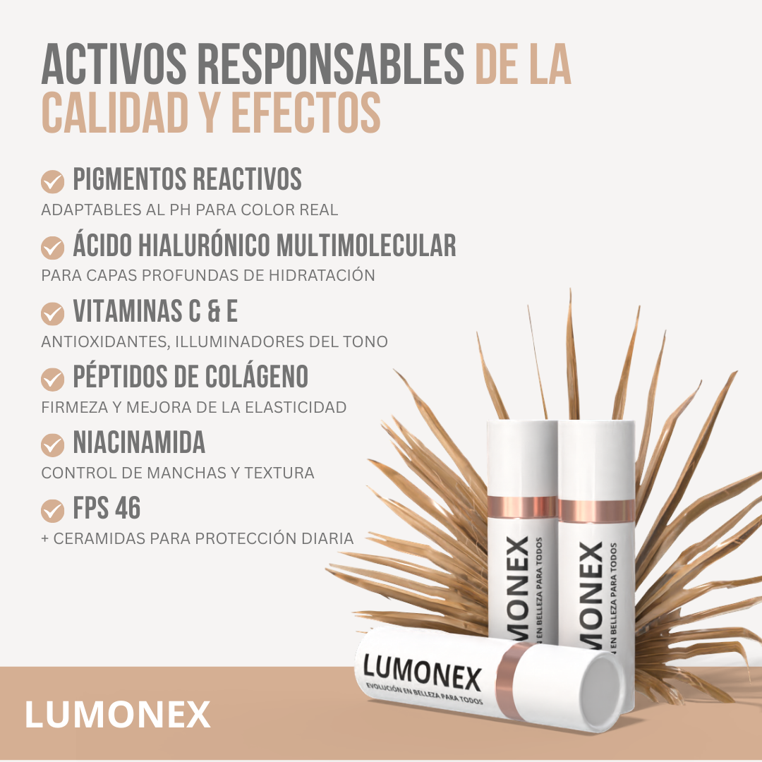 Lumonex™ - Belleza que se adapta, cuida y transforma tu piel