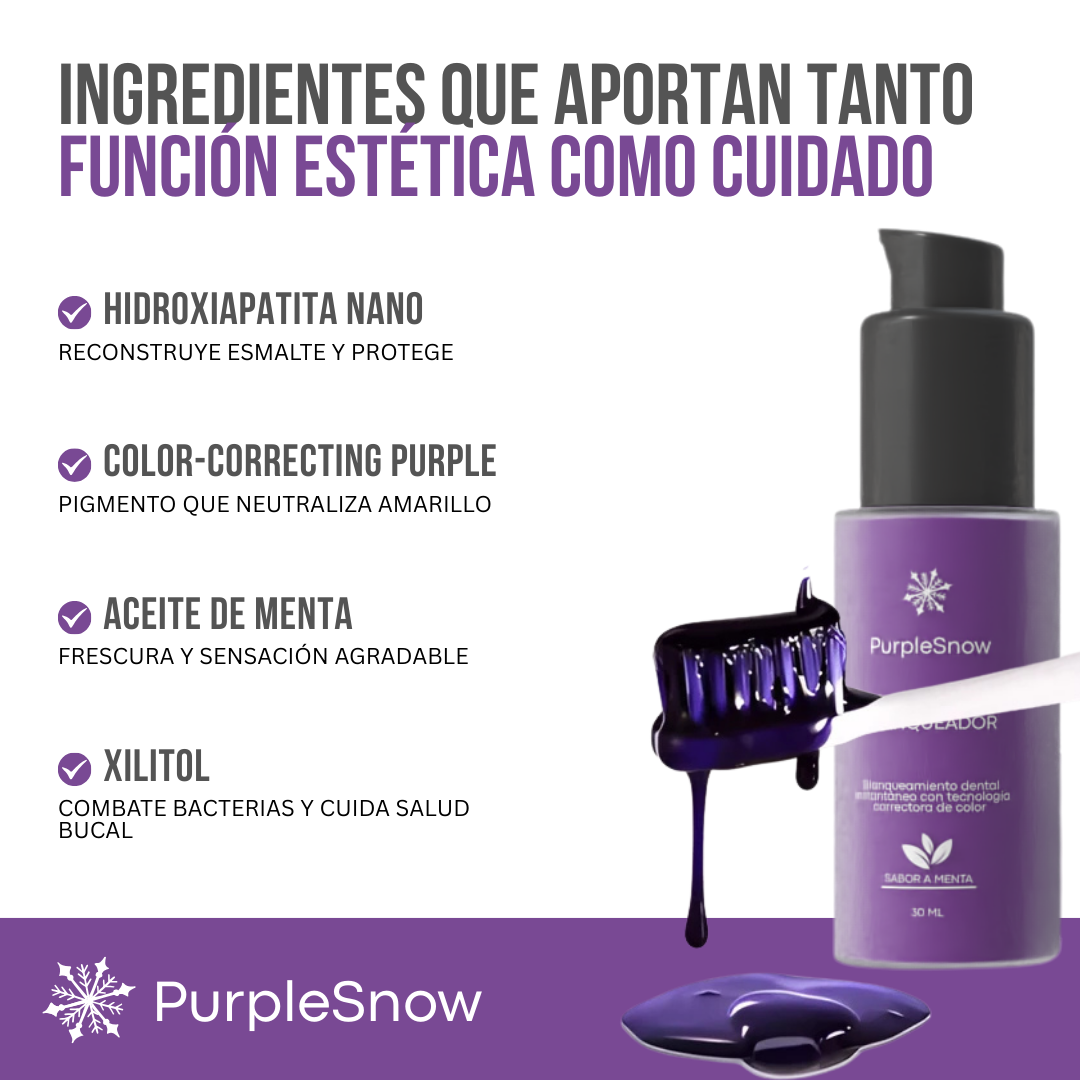PurpleSnow™ - Blanquea al instante, deslumbra todo el día