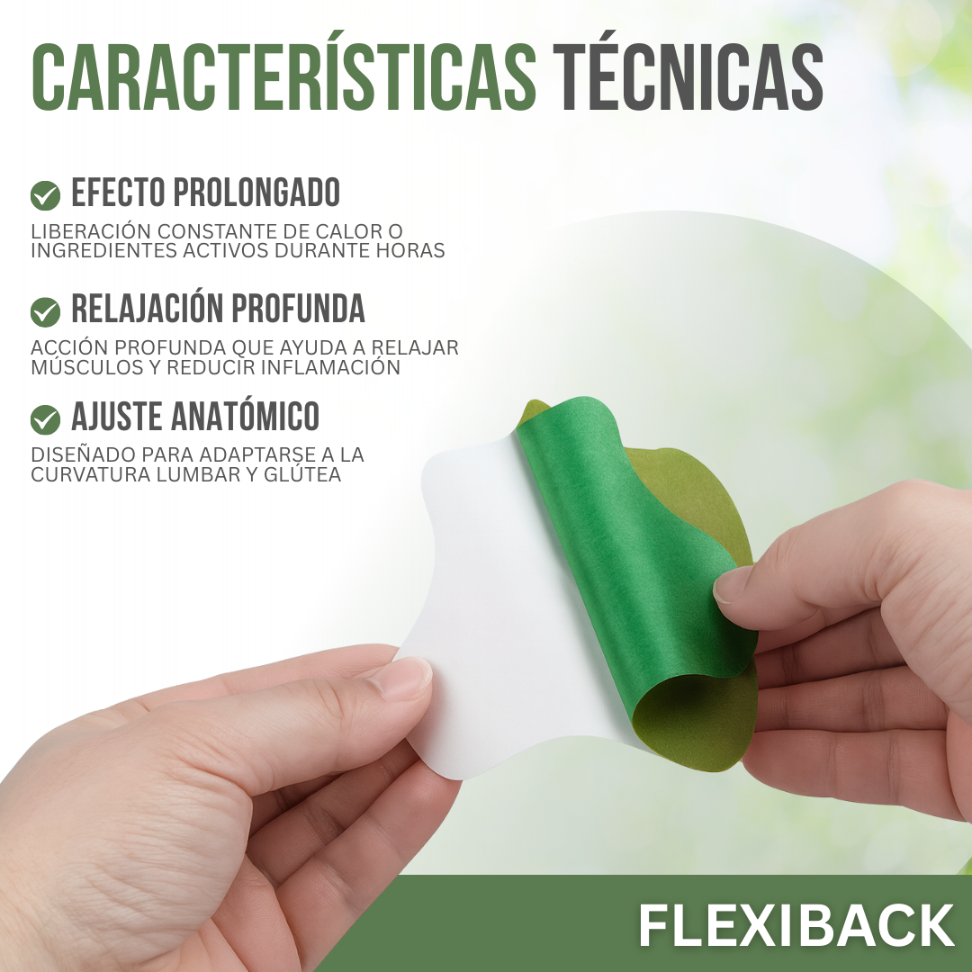 FlexiBack™ — Alivio real, rápido y sin riesgos