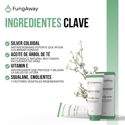 FungAway™ - Uñas fuertes, sanas y libres de hongos desde la raíz
