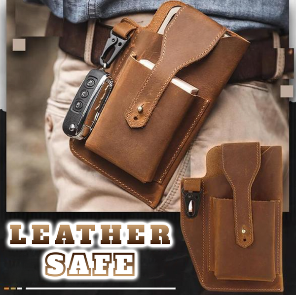 LeatherSafe™ - Estuche de cuero genuino