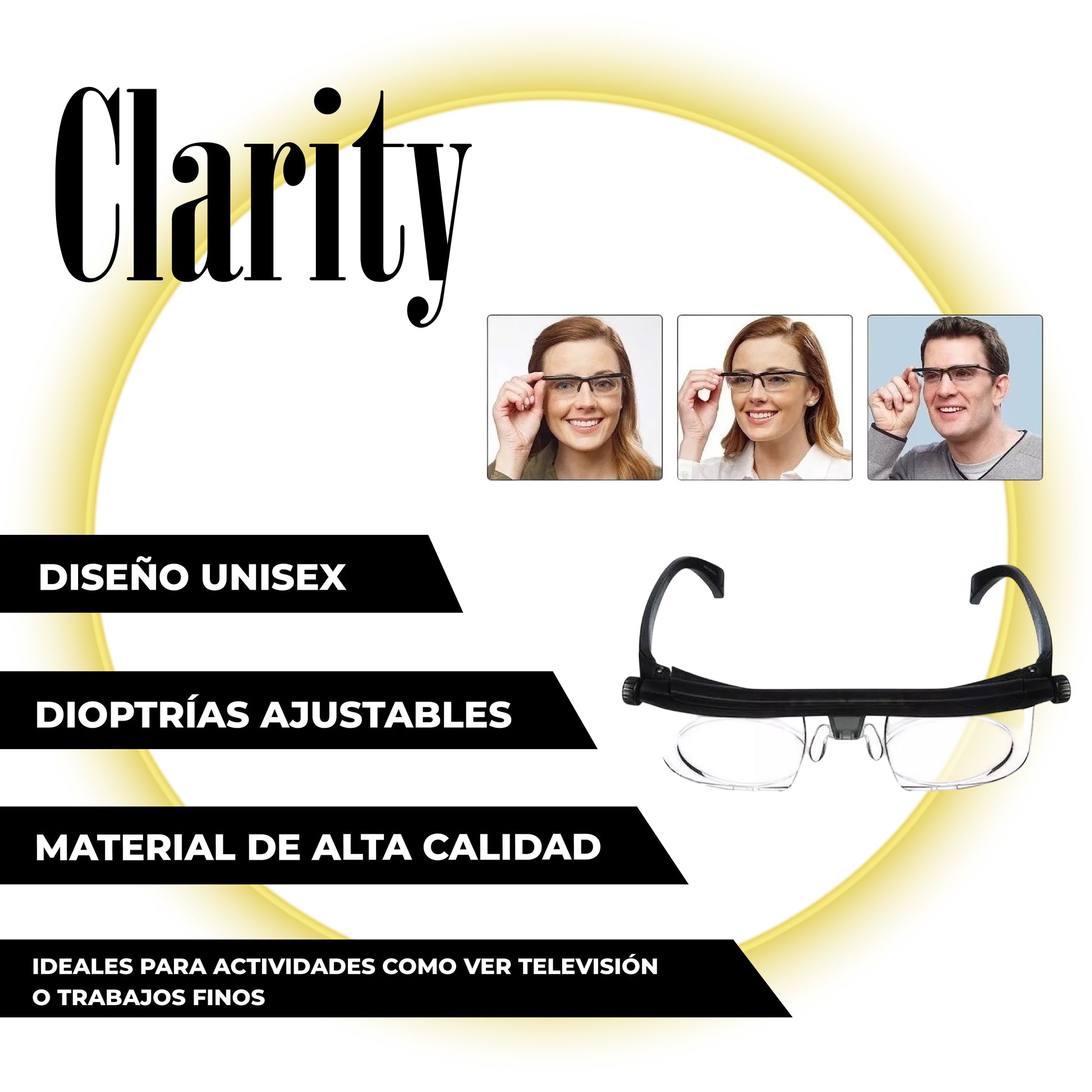 Clarity™ lentes con zoom regulable – ALEGRES CL