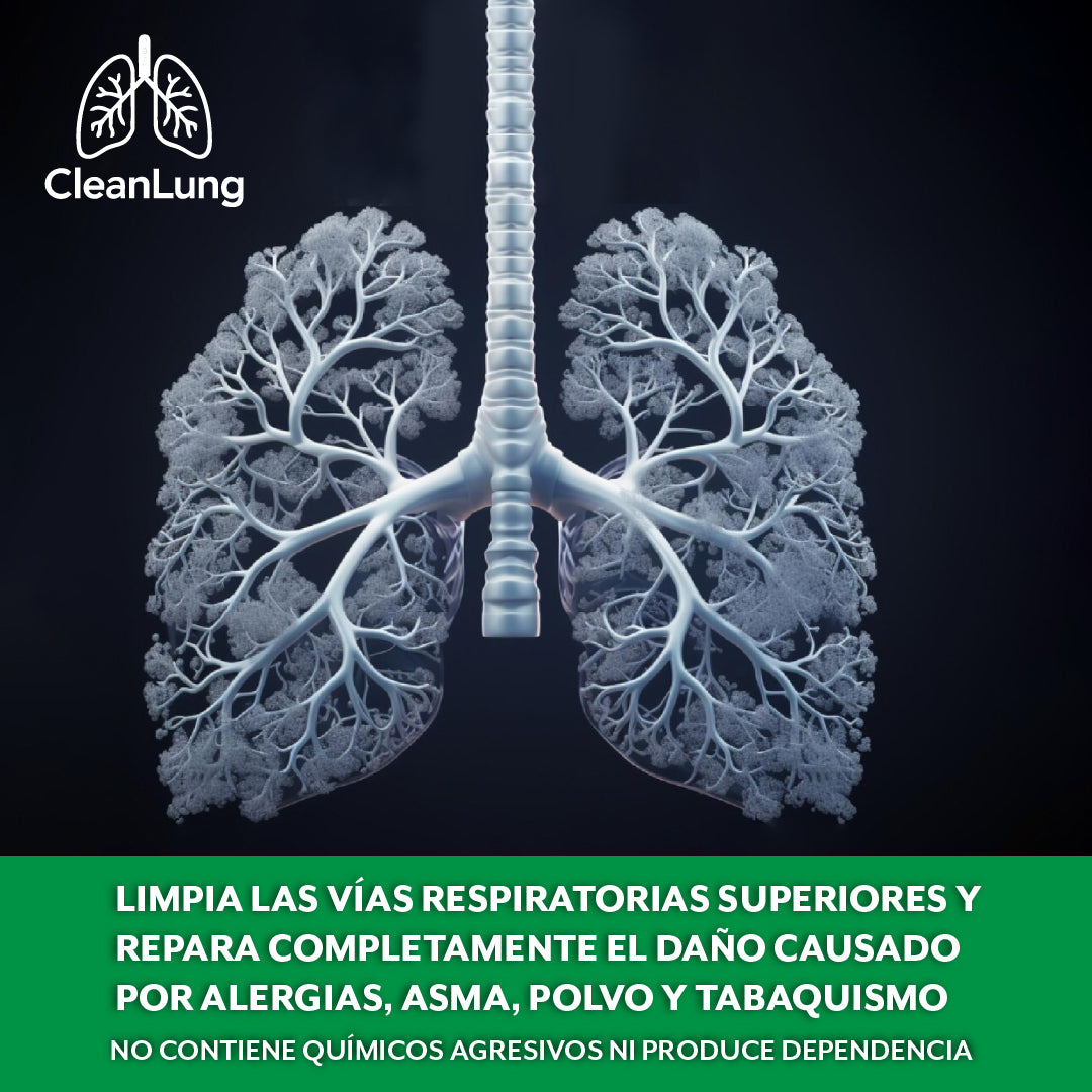 CleanLung™ – Spray nasal herbal regenerador de pulmones