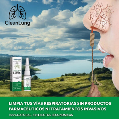CleanLung™ – Spray nasal herbal regenerador de pulmones