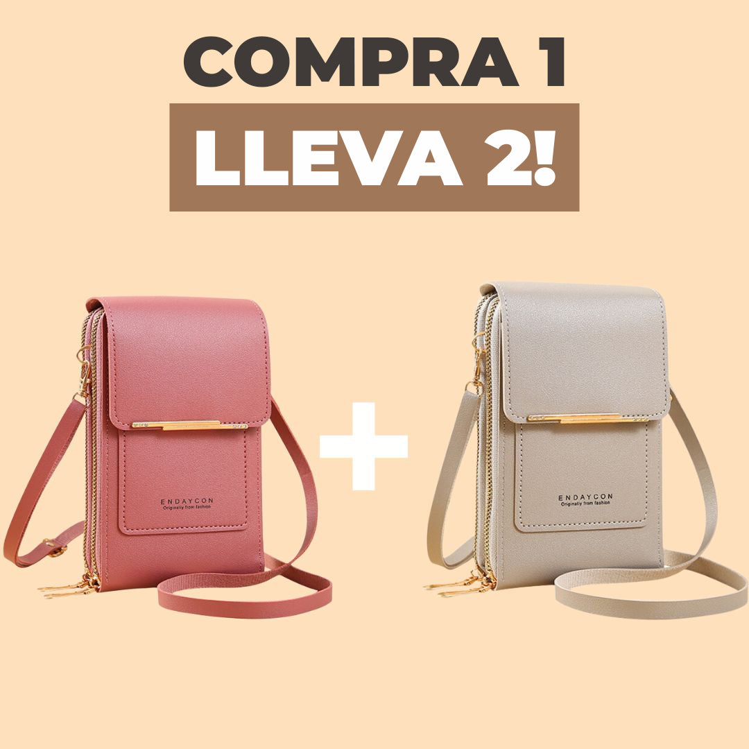 TouchStyle™ - Cartera de cuero todo en uno