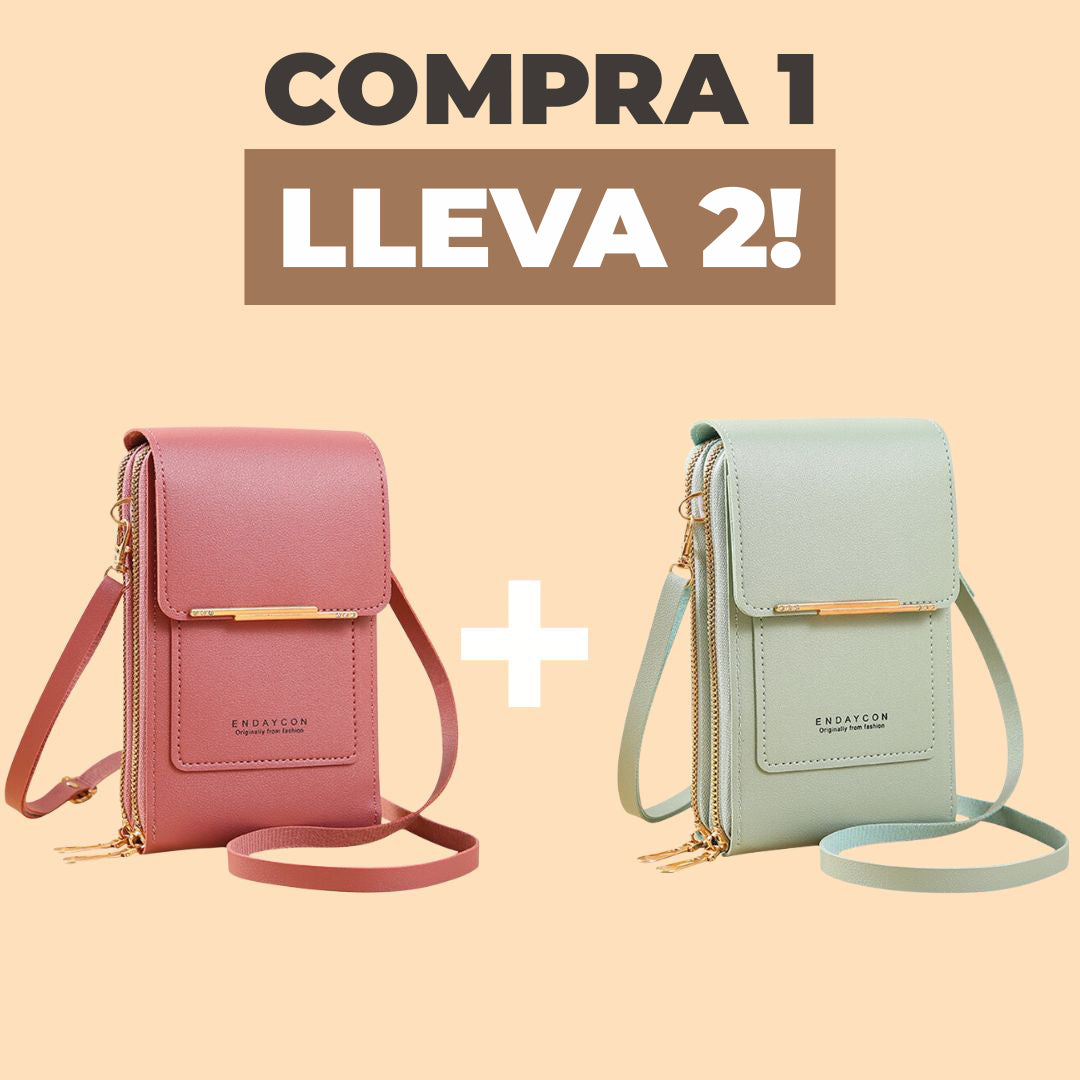 TouchStyle™ - Cartera de cuero todo en uno