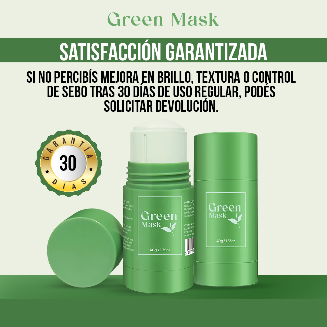 Green Mask™ — Piel limpia, calmada y luminosa en instantes