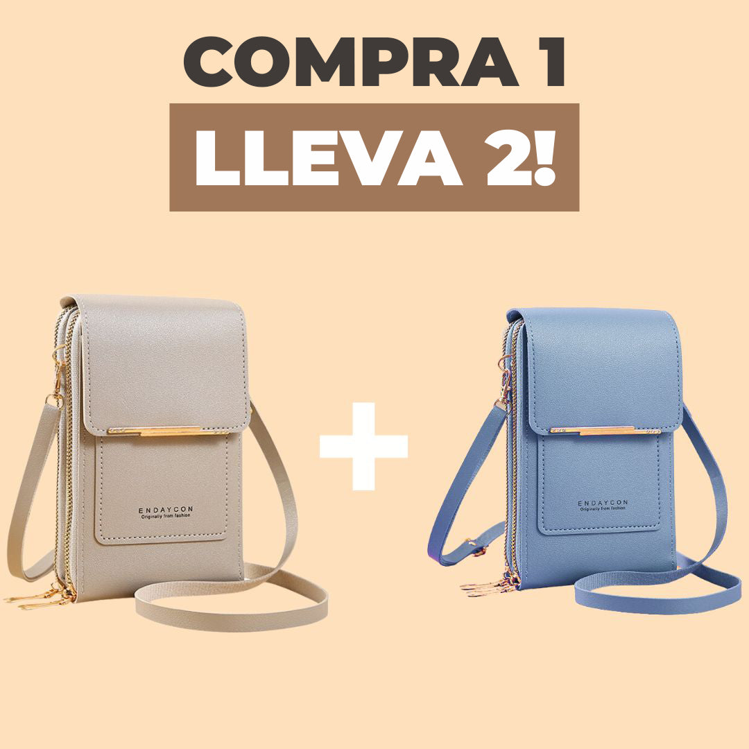 TouchStyle™ - Cartera de cuero todo en uno