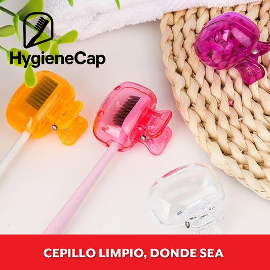 HygieneCap™ – Protector higiénico portátil para cepillos